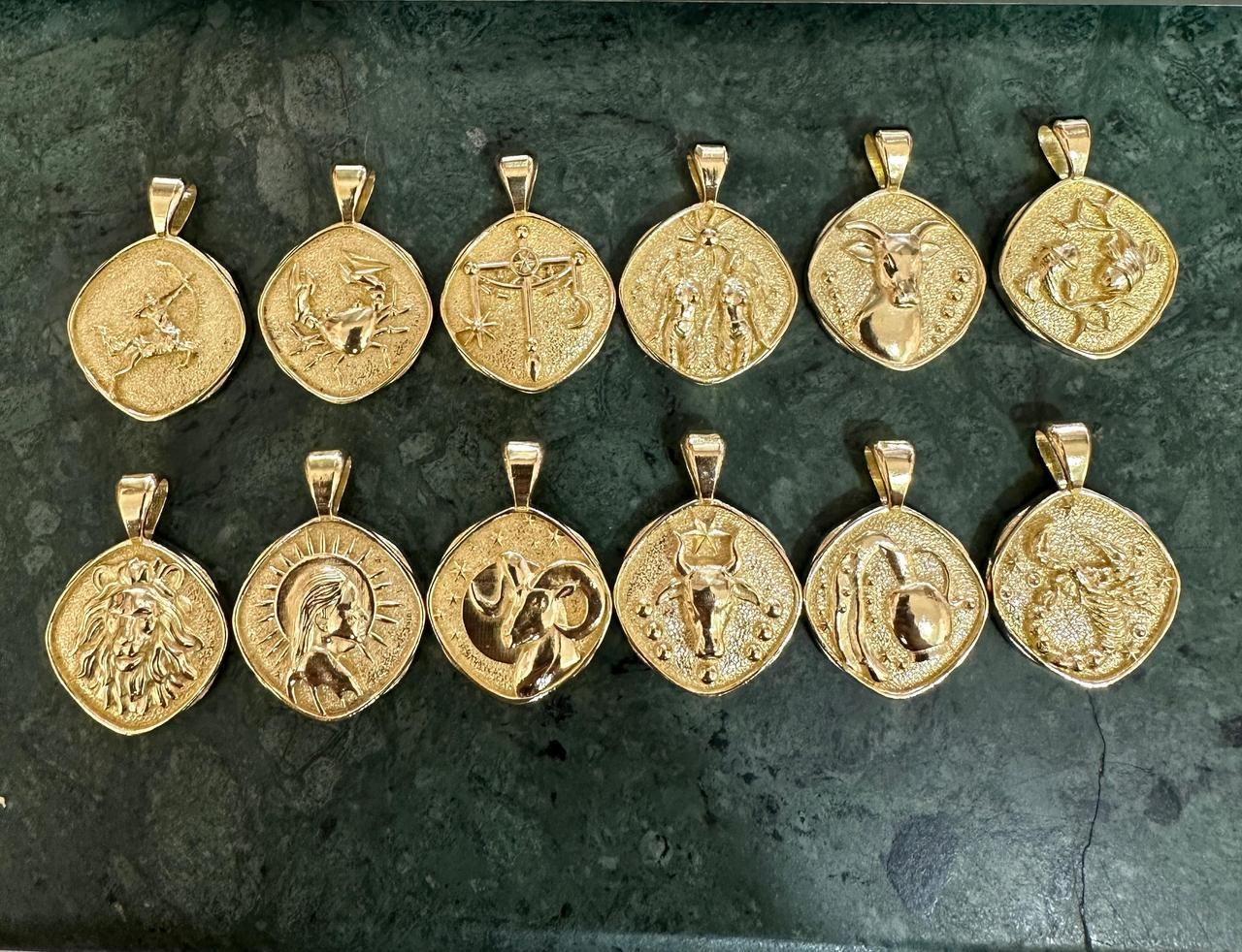 Gold-Plated Zodiac Necklace