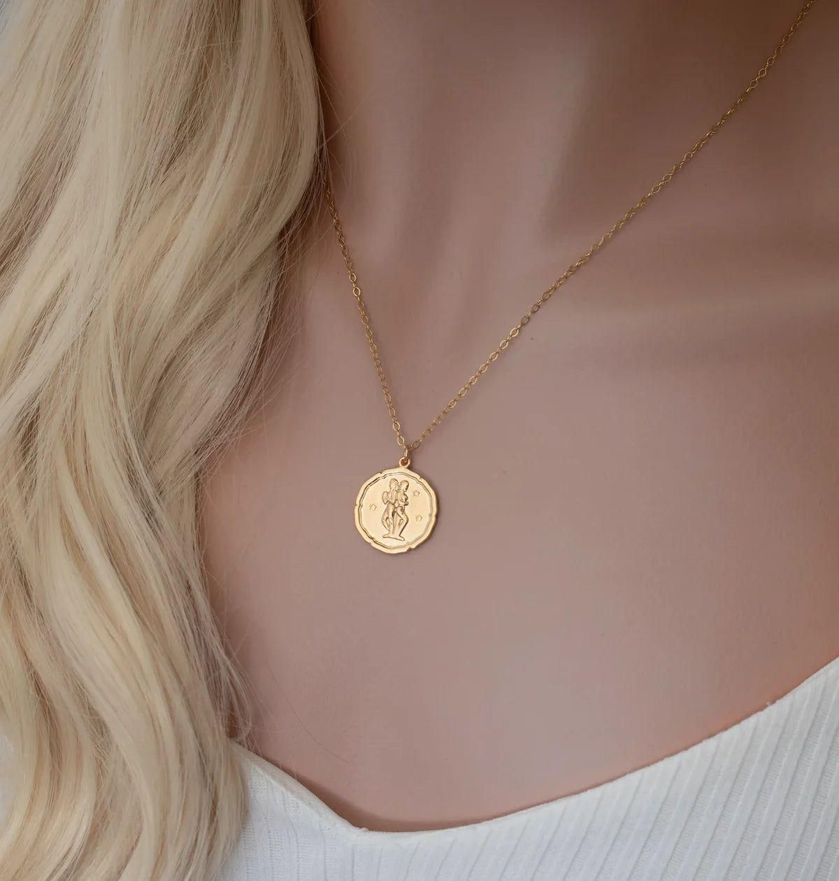 Gold-Plated Zodiac Necklace