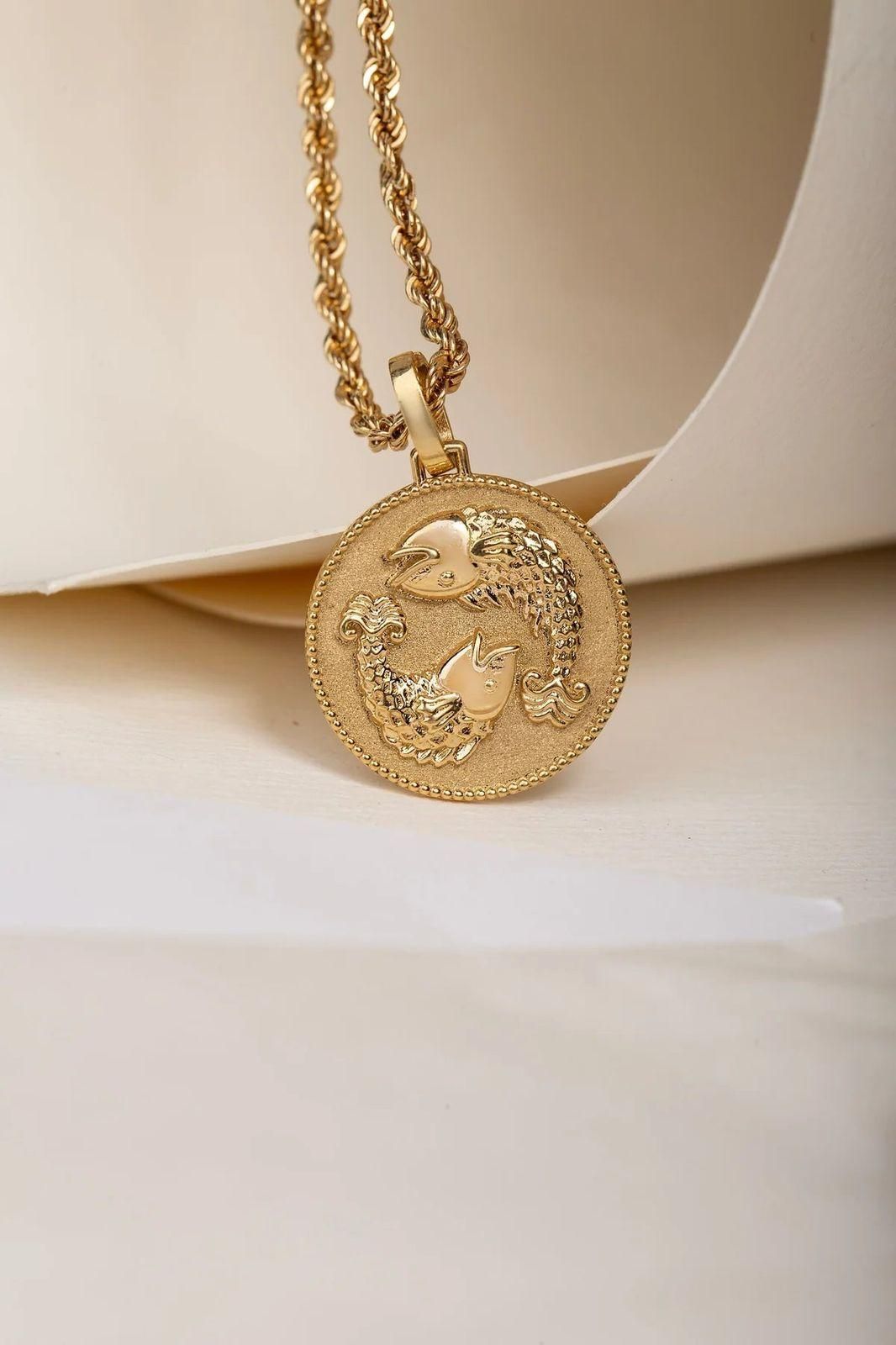 Gold-Plated Zodiac Necklace