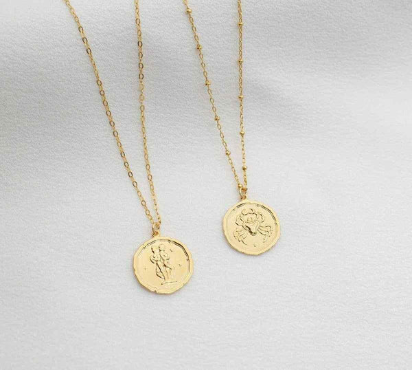 Gold-Plated Zodiac Necklace
