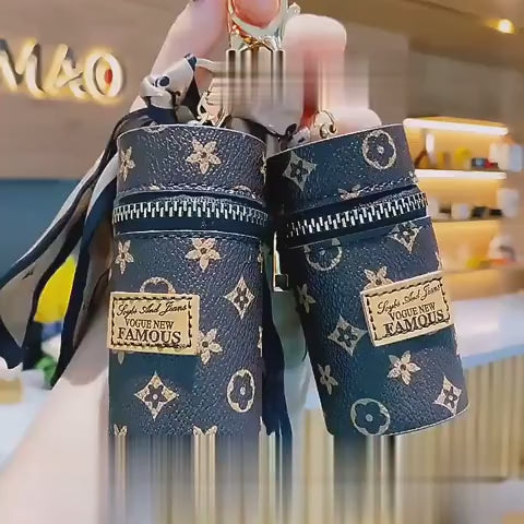 Mini Lipstick Case Keychain