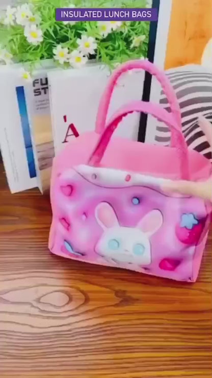 3D Cartoon Kids Lunch Bag – Thermal Insulated | Cute, Lightweight & Durable